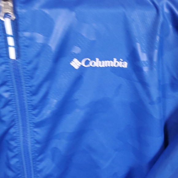 Colombia Reversable Hooded Windbreaker Blue Womens XL 5SRL008 - Picture 2 of 13